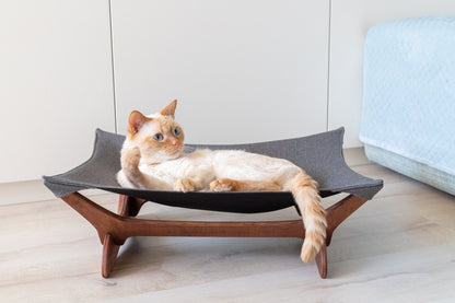 Cat hammock, cat bed, cat hammock stand, cat hammock bed, cat couch, outdoor cat hammock, wood cat hammock cooling, cat hanging bed,cat sofa